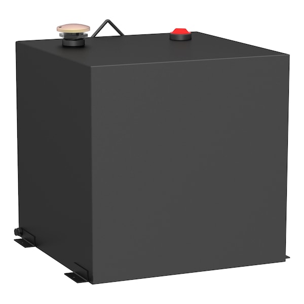 MATTE BLACK 53-GALLON RECTANGLE STEEL TRANSFER TANK